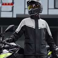 Wtfz Motorcycle Raincoat Rain Pants Suit Cycling Raincoat Men's Full Body Rainproof Raincoat Split Style Takeaway Raincoat NLEU
