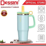 🥤🐉❄️🔥 DESSINI ITALY DFD-1000 1000mL SUS304 Vacuum Tumbler | 💧 Insulated Thermal Flask | 🧊 Hot & Cold