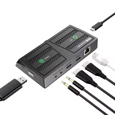 Ezcap350 HD Pro 4k 60hz HDMI Loop Video Capture Card To USB Disk 1080p@60fps Video Recording PC Live