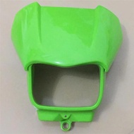 KLX250 Headlight Mask Fairing Front Cowl Head Light Visor Holder Cover Windshield Airflow Deflector 