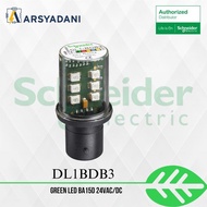 SCHNEIDER - DL1BDB3 - LED bulb BA 15d green steady light 24V