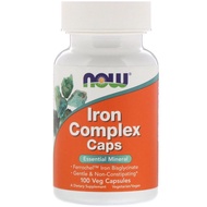 Now Foods Iron Complex Caps 100 Capsules