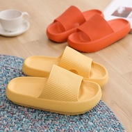 Thick Sole Home Women Slippers 4.5cm Heel Ladies Platform Flat Shoes Non-slip EVA Living Room Indoor