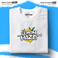 BROTHERSTORE Men's Distro T-Shirt Lu Paim Hahaha Text Articlel Lemon Premium