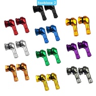 [baoblaze2] CNC Aluminum Motorcycle Gas Nozzle Degree Angle Valve Adaptor Tyre
