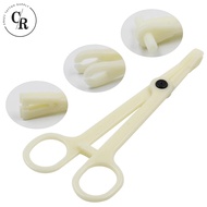 Disposable Sterile Piercing Tools Slotted Navel Forceps Clamp Triangle Open Plier Ear Nose Piercing 