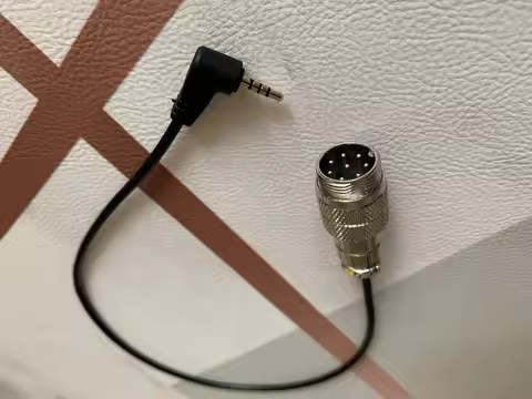 ICOM IC-705 microphone 8-pin plug adapter