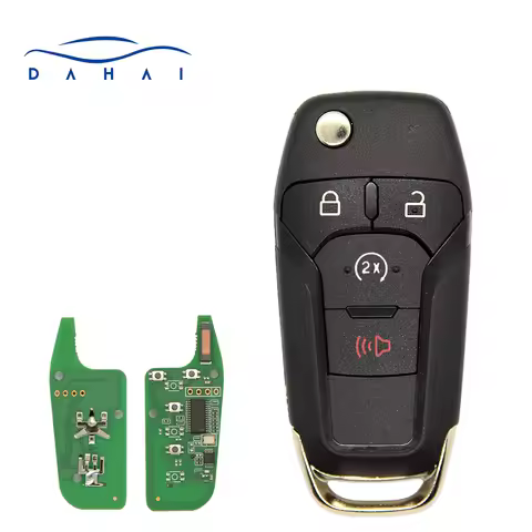 dahai N5F-A08TDA 4 Buttons 902MHz Car Remote Key 49 Chip For Ford F150 250 F350 F450 2015-2020 Keyle