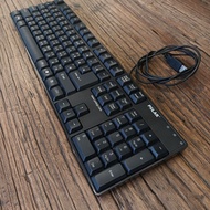 經典POLAR黑色有線鍵盤