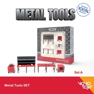 A2158 American Diorama 1/64 Set of Metal Tools