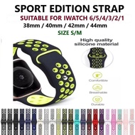 [Ready Stock] Watch Sport Strap Band Smartwatch T500 AK76 HW12 X7 iWatch Series 8/7/SE/6/5 38mm 40mm