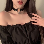 【Ship in 24H】猫咪铃铛项圈女颈带链子颈圈choker锁骨链皮质颈环项链K9脖圈颈链Cat Bell Neckband Female Neckband Chain Neckband CHni