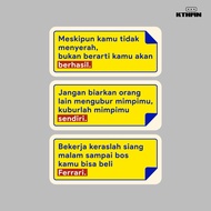 Motivational Quotes Vol. 1 - Sticker Pack | SP - 088
