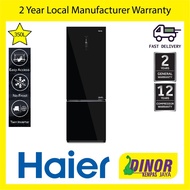 Haier 350L Bottom Mount Freezer HRF-IG388BM Twin Inverter Touch Screen Refrigerator Fridge Peti Sejuk