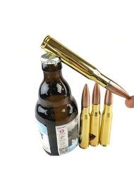 2入組CKB LTD真正的50 Calibre破壞彈彈殼啤酒瓶開瓶器有趣禮物想法