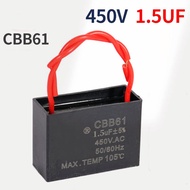 1.5 uf Fan Capacitor/CBB61 Fan Start Capacitor 450V