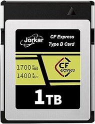 Jorkar CFexpress Type B Cameras Memory Card Gold 1TB for Nikon Z6/Z7/Z9/D6/D5/D850/D500,for Canon EO