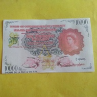 Uang kuno 1 Lembar 10000 Dollar Malaya and British Borneo 