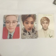 photocard pc chanyeol xiumin EXO jasmer