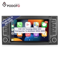Podofo 2+32GB 7'' Android Car Radio Autoradio Carplay GPS WIFI FM RDS HIFi Audio For VW/Touareg/Transporter/Multivan 200