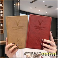 Leather case for iPad 2/3/4 iPad 2 iPad 3 iPad 4 with Deer pattern