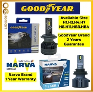 (2 Year Guarantee ) GoodYear LED or Narva Range Performance LED Car Headlight 12V 24V H1 H37 H8 H11 