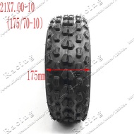 21X7.00-10 ATV Tire 175/70-10 four wheel vehcile motorcycle 10 inch ATV Tyre Fit for Chinese 125cc 150cc  Big ATV Front