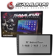 SAMURAI Katana Sound bar 10 Inch Android Car Player -IPS/TN 1+16G 2+16G 2+32G with 2/2.5 Inch Full R