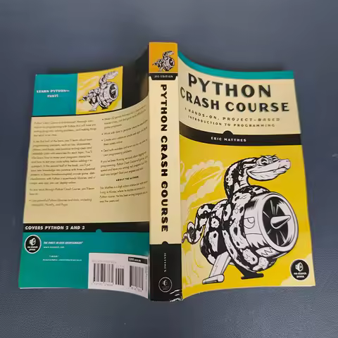 1 book Python Crash Course A Hands-On, Project-Based Introduction to Programming Paperback English b