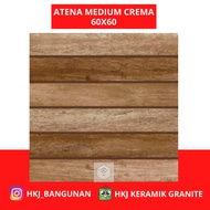 GRANIT ATENA DECWOOD MEDIUM CREMA 60X60 KUALITAS 1 GRADE A