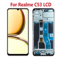 For Realme C53 N53 C36 RMX3760 RMX3761 LCD Display Touch Screen Sensor Digiziter Assembly Replacemen