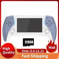 PROJECT X PRO Handheld Video Game Console 128G+20000 Games 4.3inch Display 3D Stereo Sound Support 2