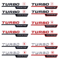 140 * 23mm Suitable for Mercedes-Benz AMG TURBO 4MATIC BITURBO 4MATIC+Fender Side Label