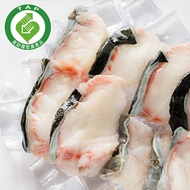【臺北魚市】 產銷履歷 生鮮鱸鰻清肉片(200g/包)*3包