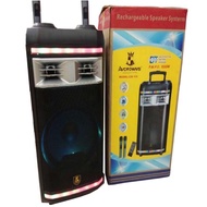 Avcrowns Karaoke CH-126 Wireless Bluetooth Speaker / Rechargeabe / P.M.P.O 10000W / 2 Wireless Mic