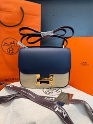 Hermes Constance mini 康康19 海軍藍金 B stamp