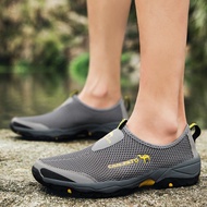 Sepatu Hiking Pria Casual Sepatu Slip On Tanpa Tali Gunung Outdoor 113
