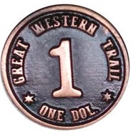 55 Moedas & Co Great Western Trail Metal Coins ($3 cash back for Seller Store Pickup)