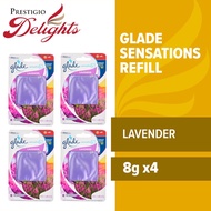 Glade Sensation Lavender Refill 8g Bundle of 4