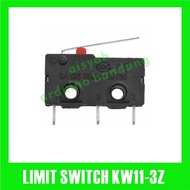 Micro Limit Switch KW11-3Z 5A 250V 3 pin Handle Terminal Switch NO NC