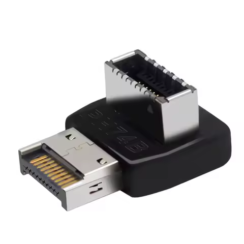 PH74A/PH74B USB 3.1 Type E Header Adapter 90 Degree Converter Vertical Steering Converter for PC Mot
