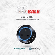 Eubiq Premium British Adaptors BS3-L-BLK  [Eubiq Official Malaysia]