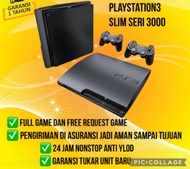 PS3 PS 3 SLIM SERI 30XXX ASLI CFW HFW KUALITAS GRADE A HDD ,500gb hardisk internal