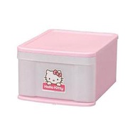 ♥小花花日本精品♥ Hello Kitty日本製iris 粉色大臉萬用置物櫃.收納櫃/抽屜櫃好拉拖