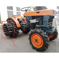 Kubota B7000 Agricultural Tractor Anti-slip Wheels, Iron Wheels, Tayar Besi Traktor anti terbenam