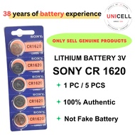 1 PC Sony CR1620 Watch Battery, LED Battery,Small Electrobnic ,Calculator Battery, Remote Control Ba