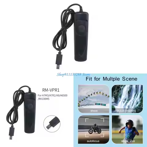 G88D Shutter Release Remote Control Cable for A7R V A9 A7R A7S A6600 A6500 A6300