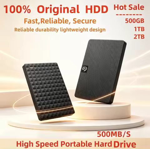 FOR SEAGATE HDD 2.5 Inch External Hard Drive 500GB 1TB 2TB Large storage capacity for Laptop PC TV M
