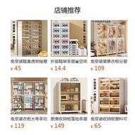 Bedroom Open Simple Wardrobe Installation-Free Floor Magnetic Wardrobe Household Large Capacity Folding Storage Cabinet