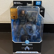 MCFARLANE DC MULTIVERSE GOLD LABEL AQUAMAN STEALTH SUIT WITH TOPO